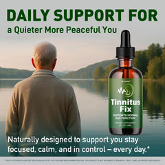 LIVORKA TinnitusFix Drops natural-packaging signals an all-natural approach.