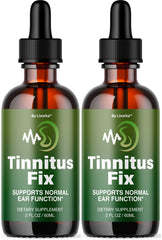 LIVORKA TinnitusFix Drops two-bottles-pack for a convenient two-month supply.