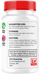LIVORKA Total Flow side label close-up confirms all-natural ingredients.