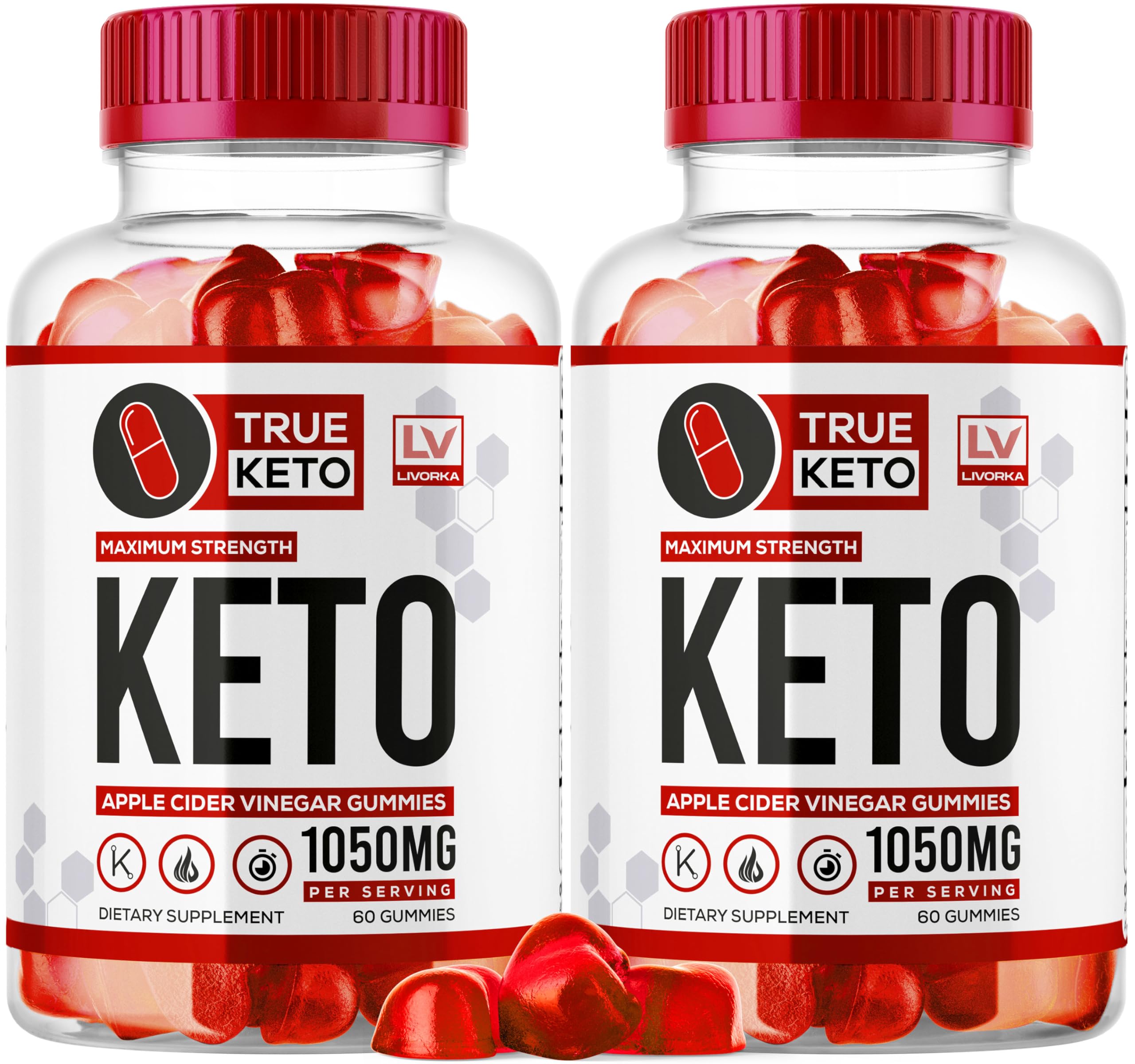 Livorka True Keto Gummies bottle for daily keto support