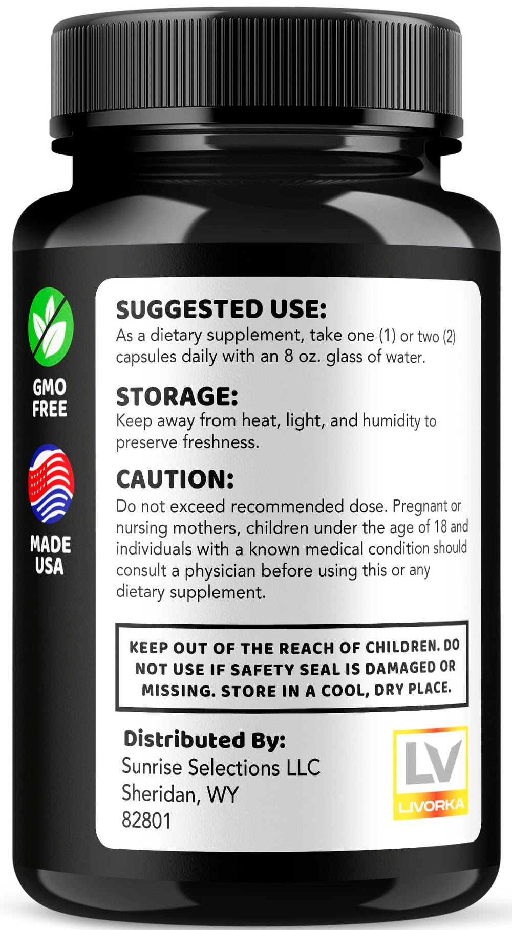 LIVORKA True Sterone bottle on shelf conveys trusted wellness packaging.
