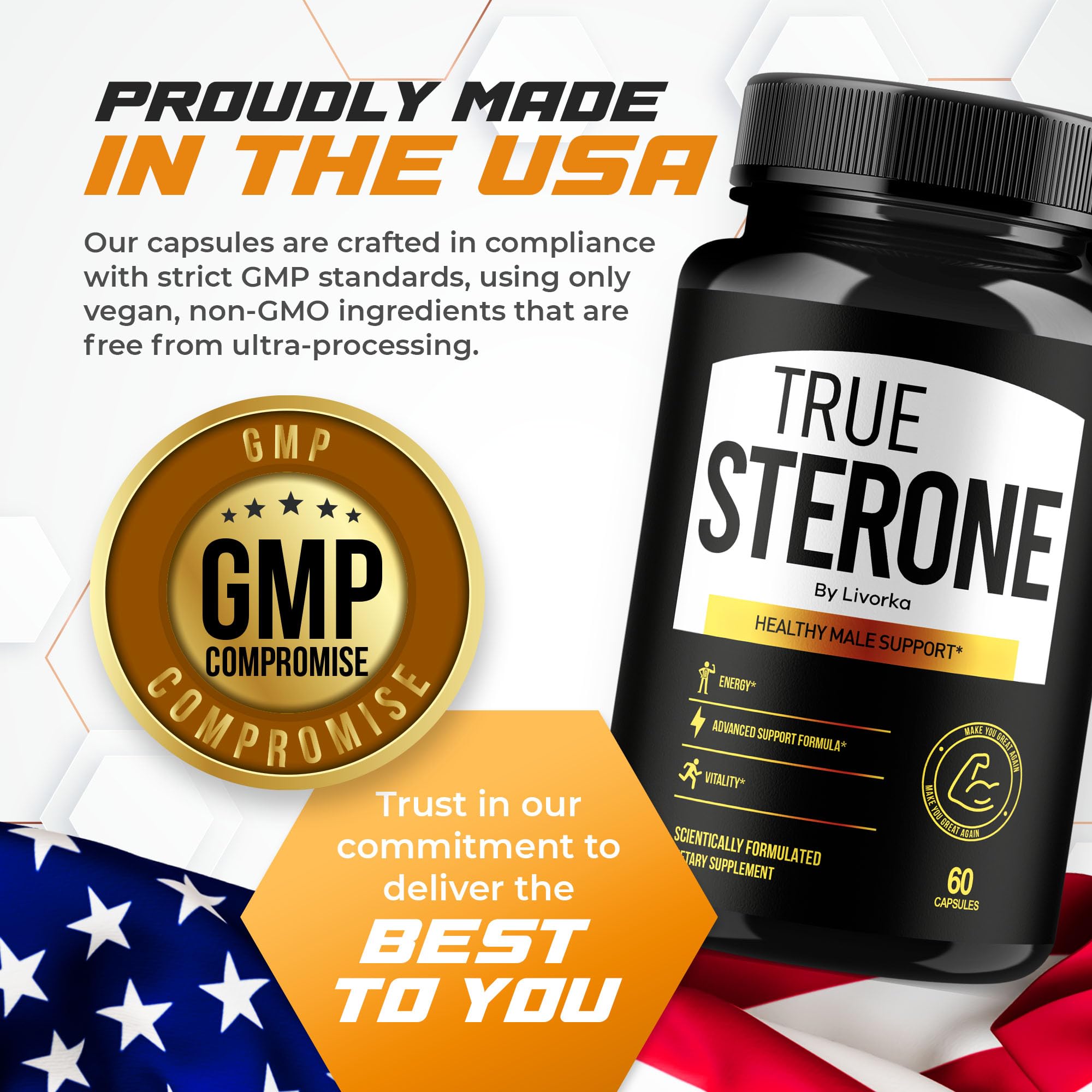 LIVORKA True Sterone daily-use scene shows simple routine integration.