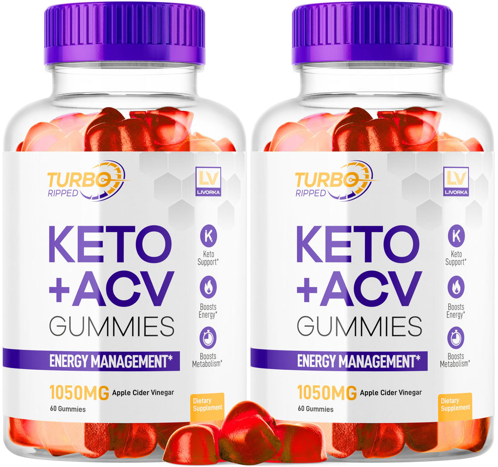 LIVORKA Turbo Ripped ACV Gummies bottle for daily use.
