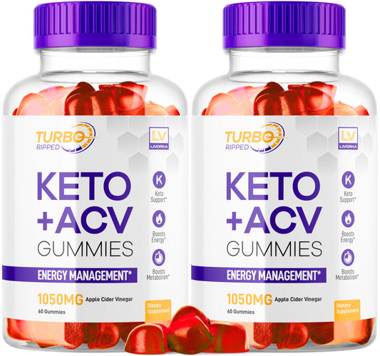 LIVORKA Turbo Ripped ACV Gummies bottle for daily use.