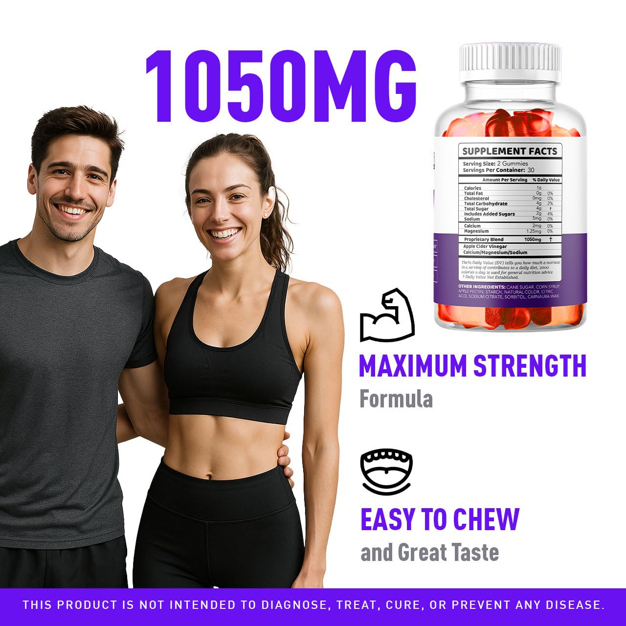 LIVORKA Ultra Quick Keto ACV Gummies gluten-free label highlights dietary compatibility.