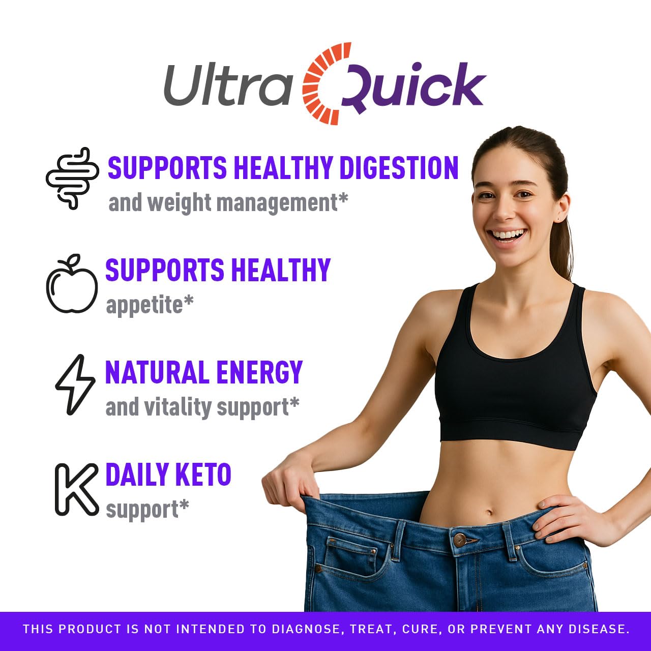 LIVORKA Ultra Quick Keto ACV Gummies closeup shows chewy texture and natural flavor.