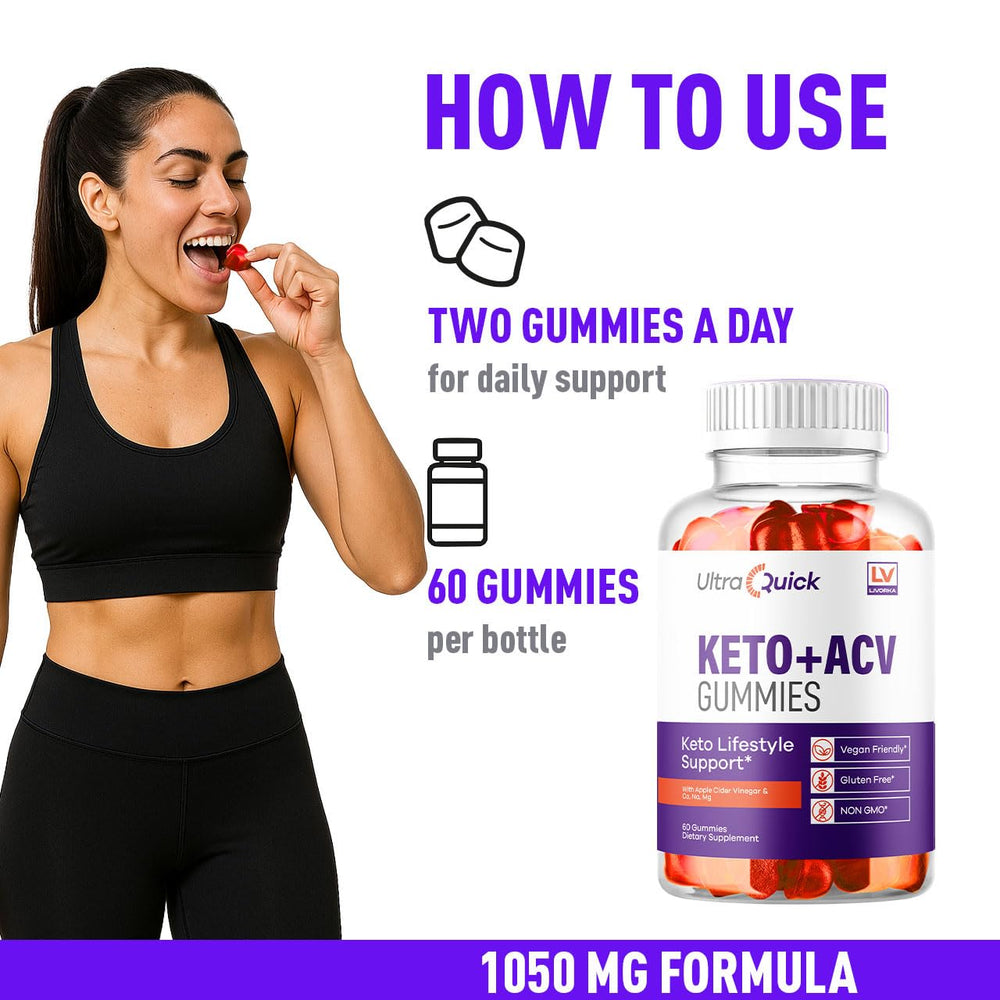 LIVORKA Ultra Quick Keto ACV Gummies natural flavor evokes pleasant aroma.