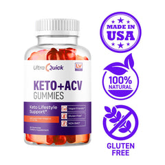 LIVORKA Ultra Quick Keto ACV Gummies on table demonstrates easy daily use.