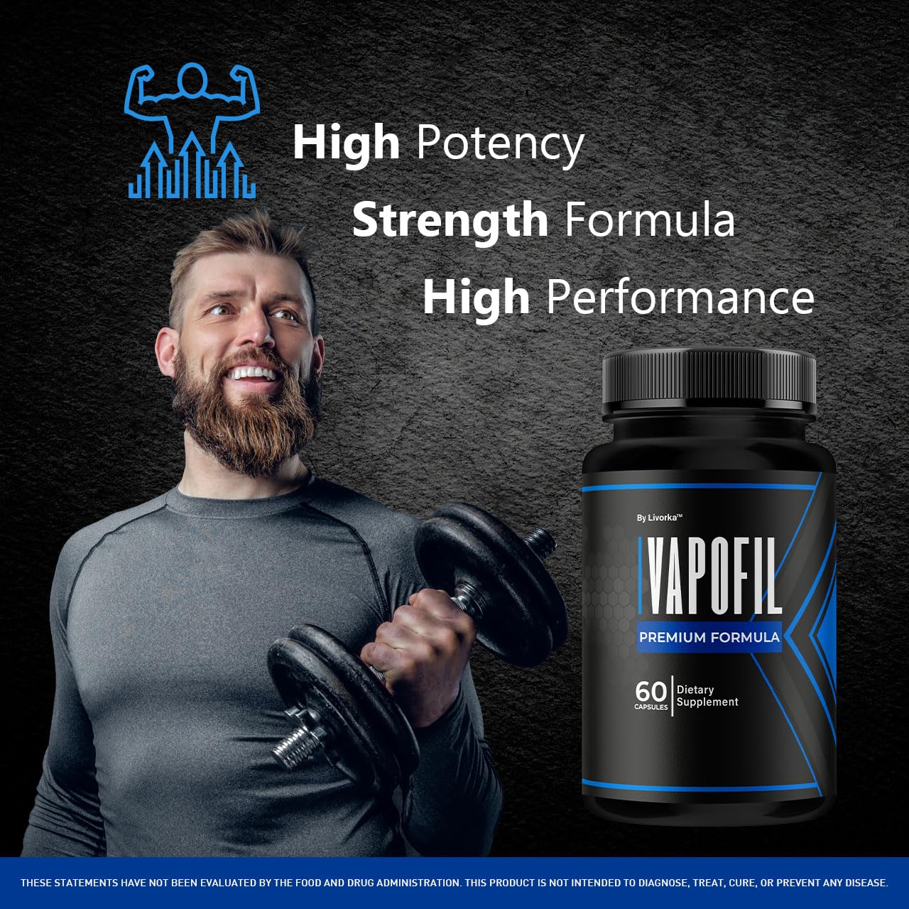 LIVORKA Vapofil ingredients graphic emphasizing natural wellness formula.