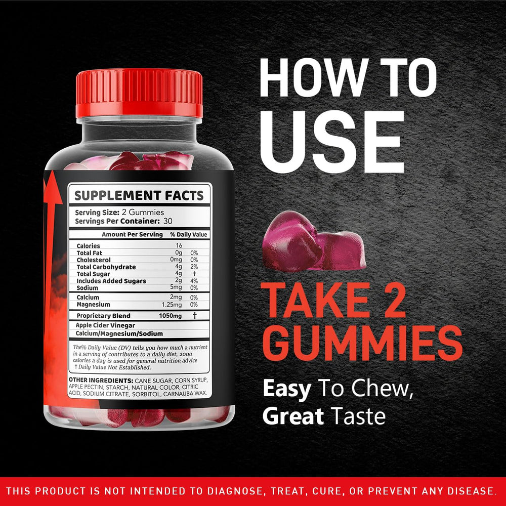 LIVORKA Vigor Boost Gummies ingredient close-up shows key natural components.