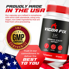LIVORKA Vigor Fix 3-month supply image emphasizes long-term daily support.