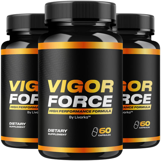 LIVORKA Vigor Force pills three-pack for daily vitality and routine