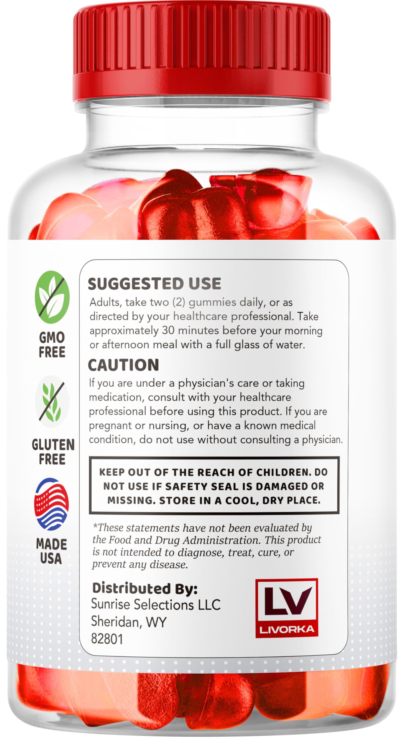 Livorka Vigor Pump Gummies pack shot for on-the-go use.