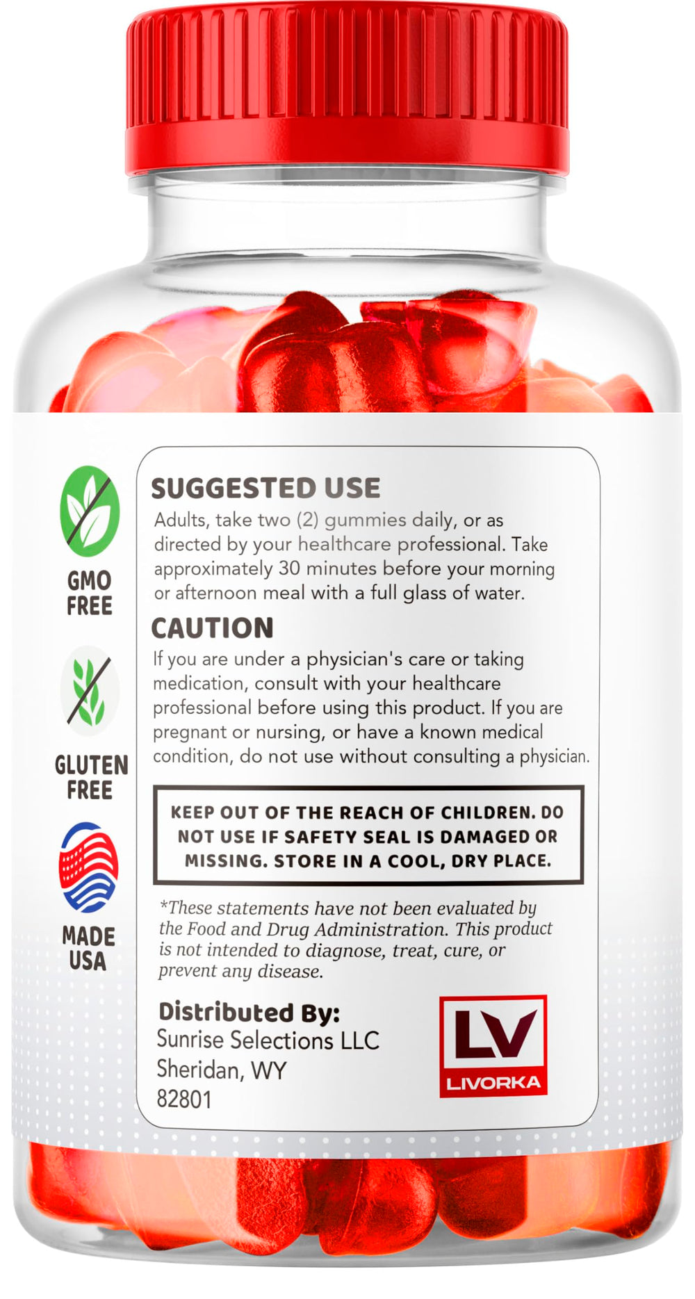 Livorka Vigor Pump Gummies pack shot for on-the-go use.