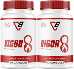 LIVORKA Vigor 8 bottle front view showing capsules for daily energy support