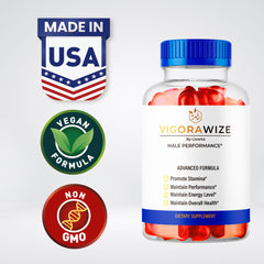 LIVORKA Vigora Wize Advanced Formula tub highlights premium blend.