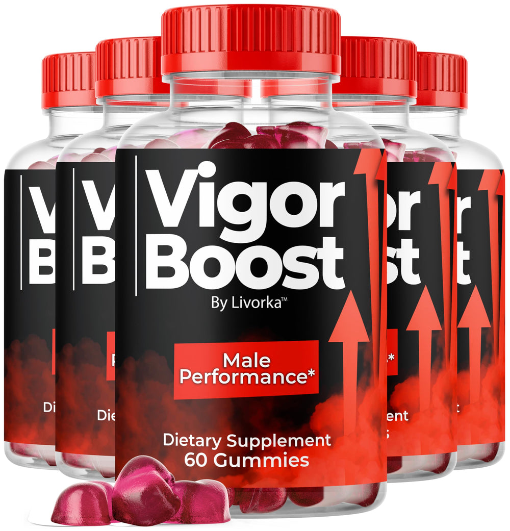 LIVORKA VigorBoost Gummies bottle front for everyday energy support.