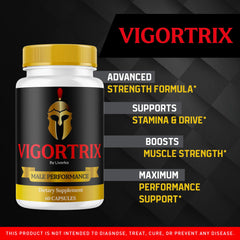 LIVORKA Vigortrix bottle cap view highlighting secure packaging for daily use