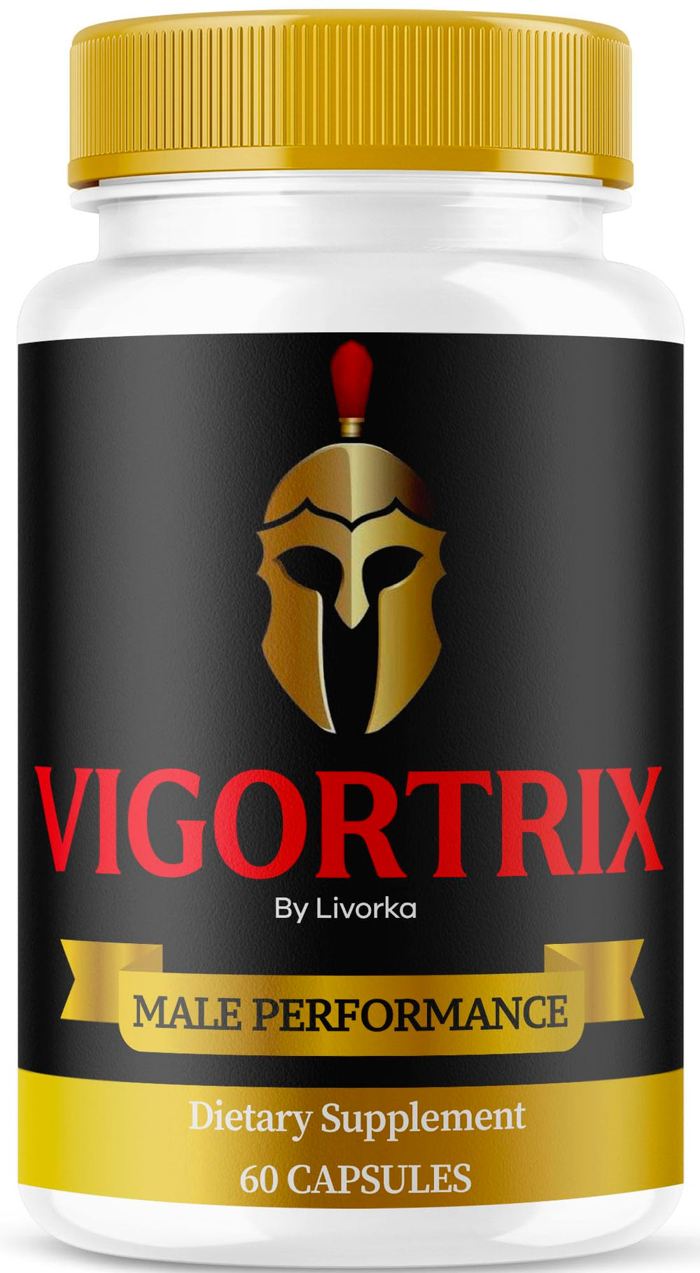 LIVORKA Vigortrix bottle front showing the advanced formula for daily use