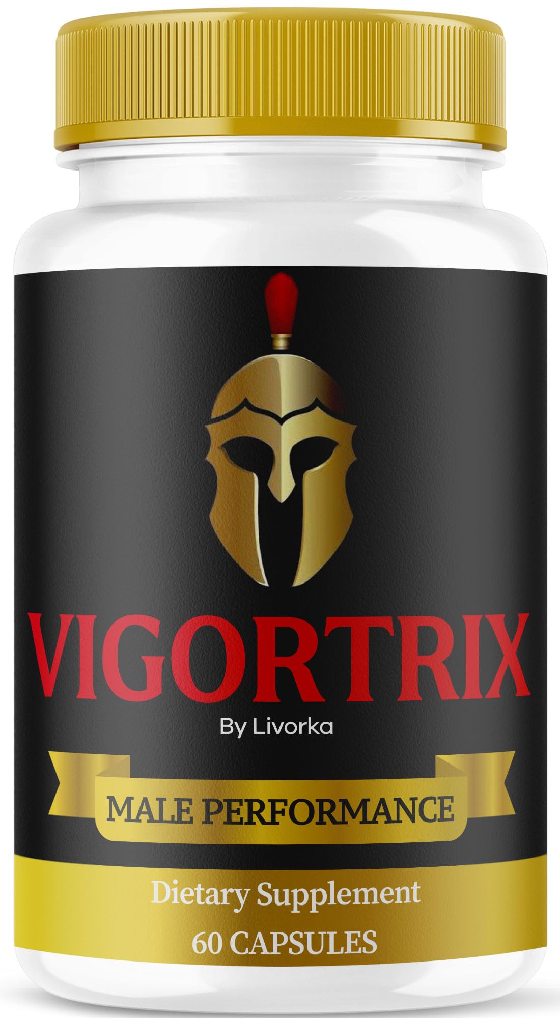 LIVORKA Vigortrix bottle front showing the advanced formula for daily use