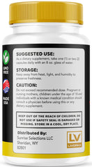 LIVORKA Vigortrix daily-use scene with a capsule taken