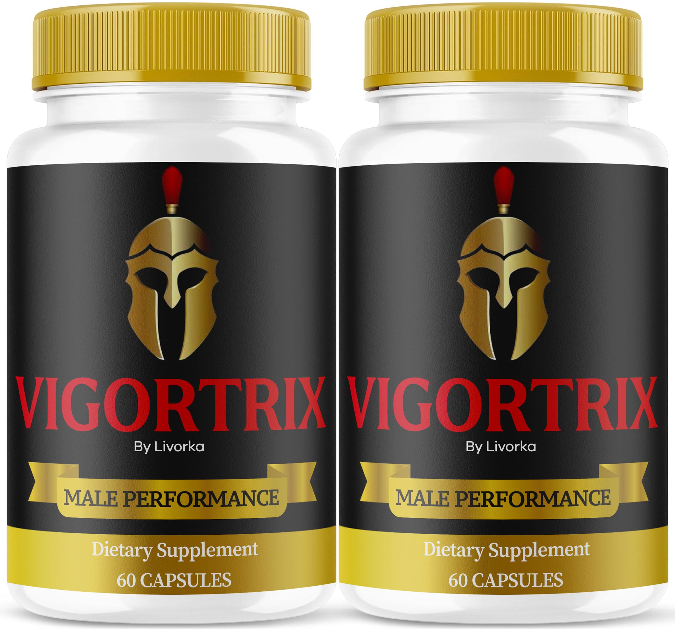 LIVORKA Vigortrix pills bottle close-up for daily vitality support