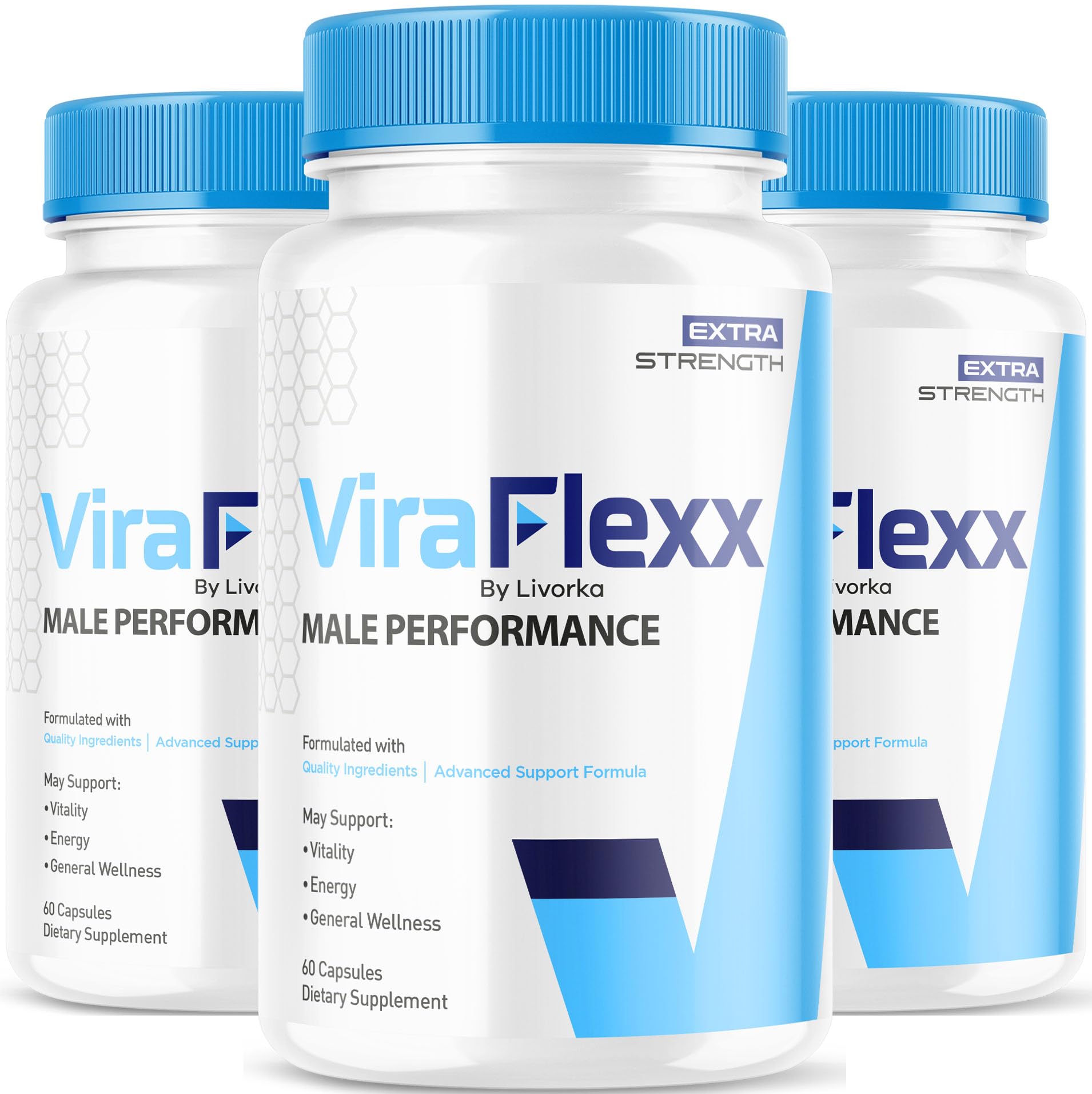 LIVORKA ViraFlexx Pro 3-pack front view for simple daily support.