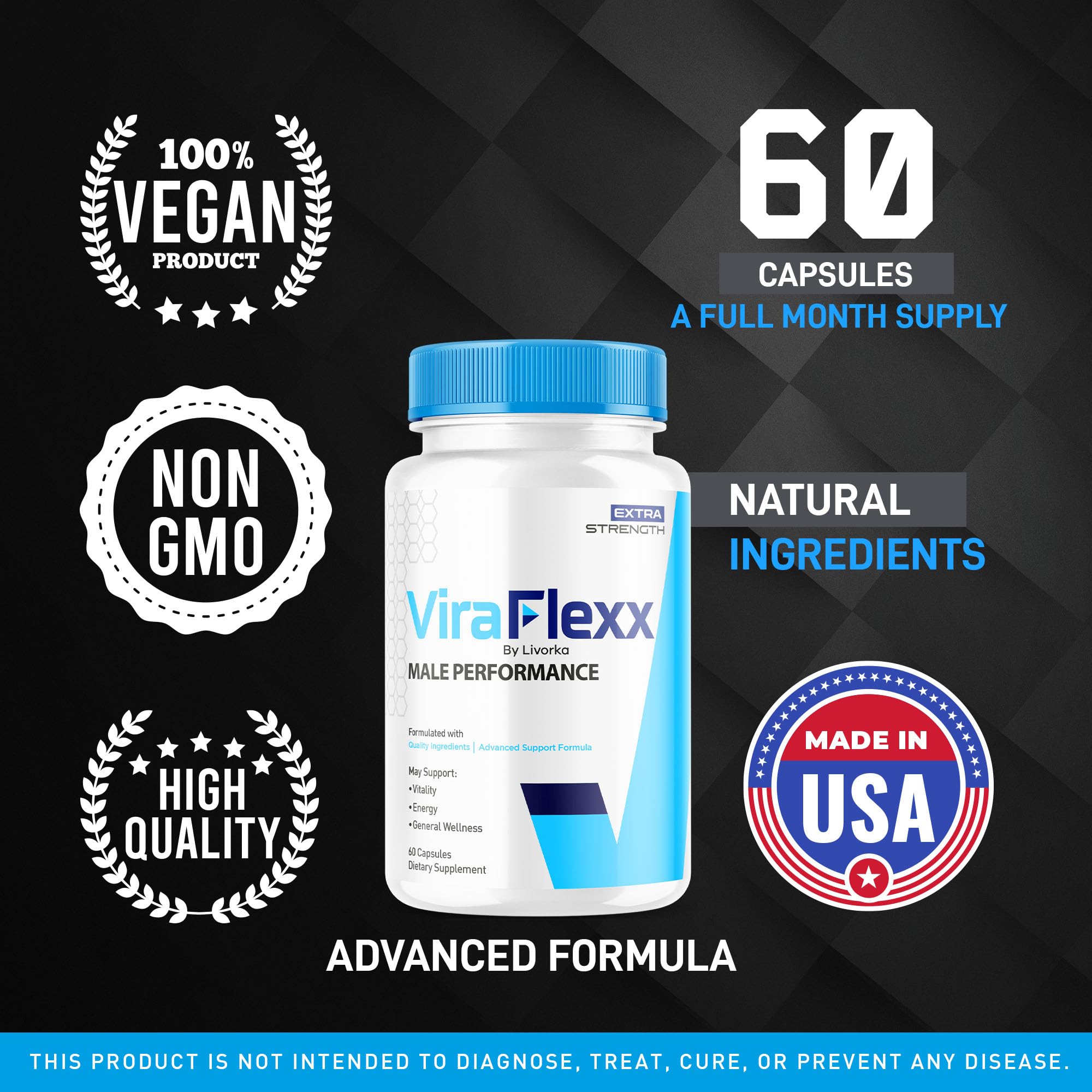 LIVORKA ViraFlexx Pro label detail reveals official formula.