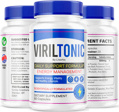 LIVORKA Viriltonic daily dose setup on a clean surface.