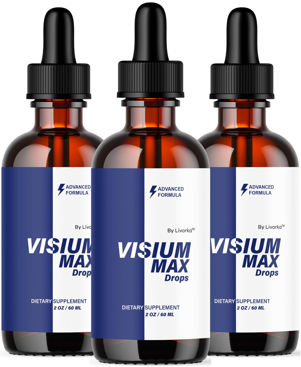 LIVORKA Visium Max Drops bottle front view for daily wellness