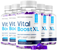 LIVORKA Vital Boost XL Gummies bottle showing premium daily support for men.