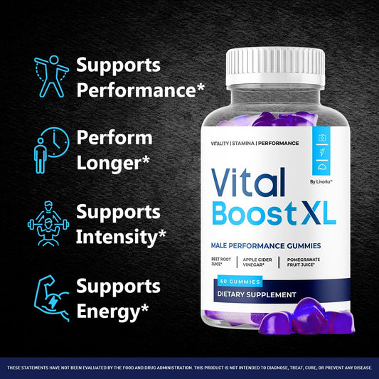 LIVORKA Vital Boost XL packaging displays a five-bottle set for daily use.