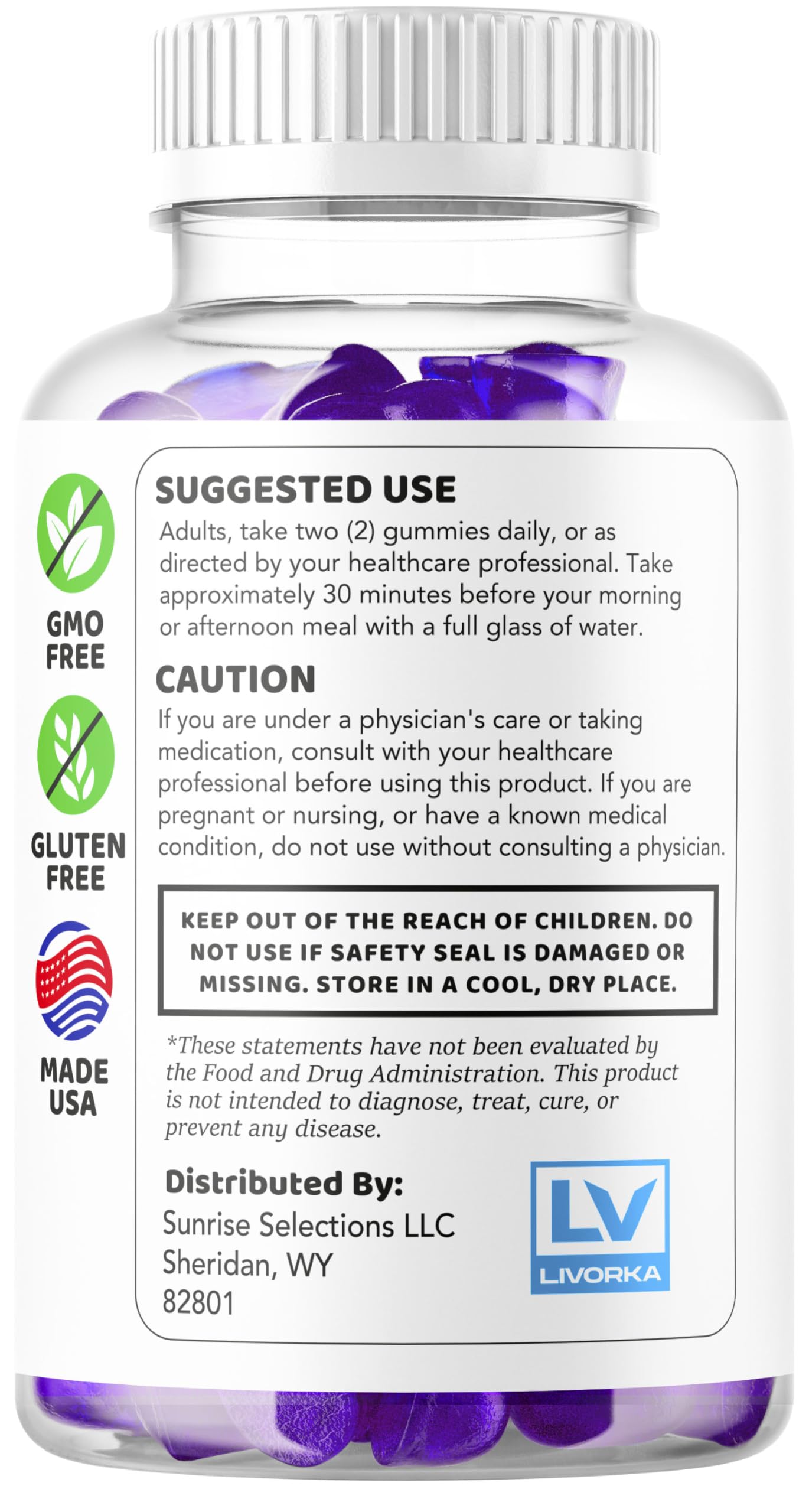 Made in USA GMP-certified facilities ensure safety and consistency.