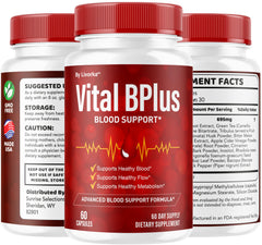 LIVORKA Vital BPlus nutrition table illustration emphasizes balanced support.