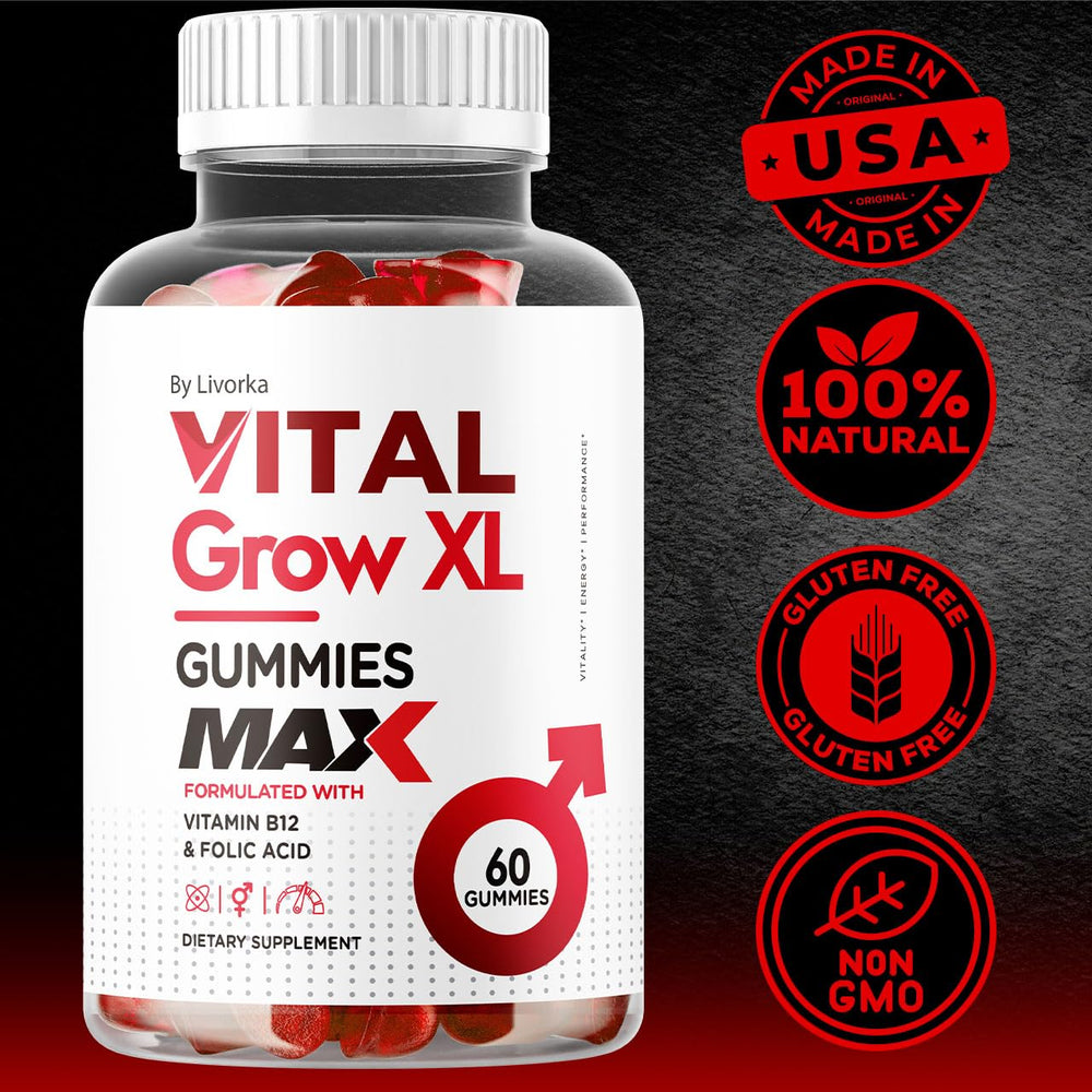 Three-month supply box of Vital Grow XL on a desk