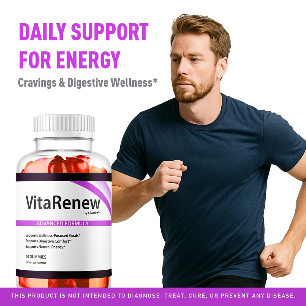 VitaRenew bottle on kitchen counter for convenient daily supplementation