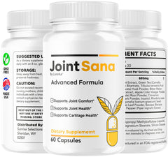LIVORKA wellness scene with Joint Sana capsules signaling integrated daily health