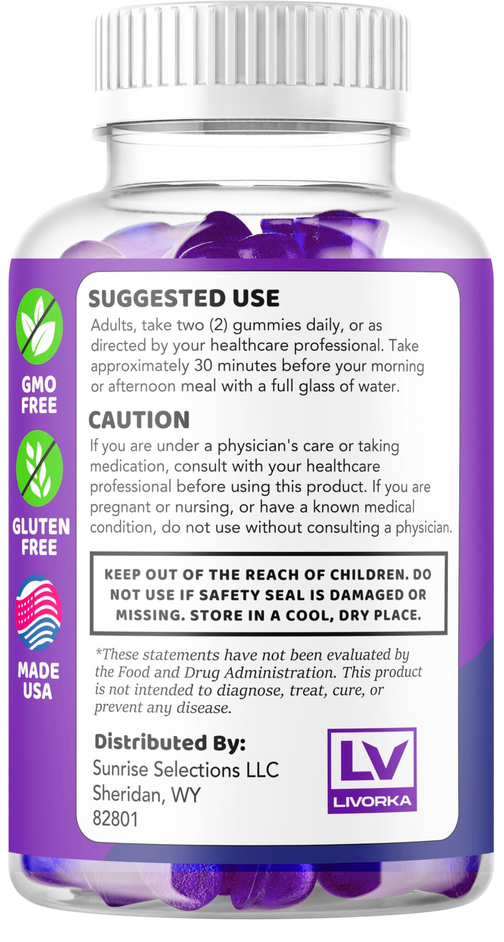 Zanari Gummies 5-pack display signals long-term value.