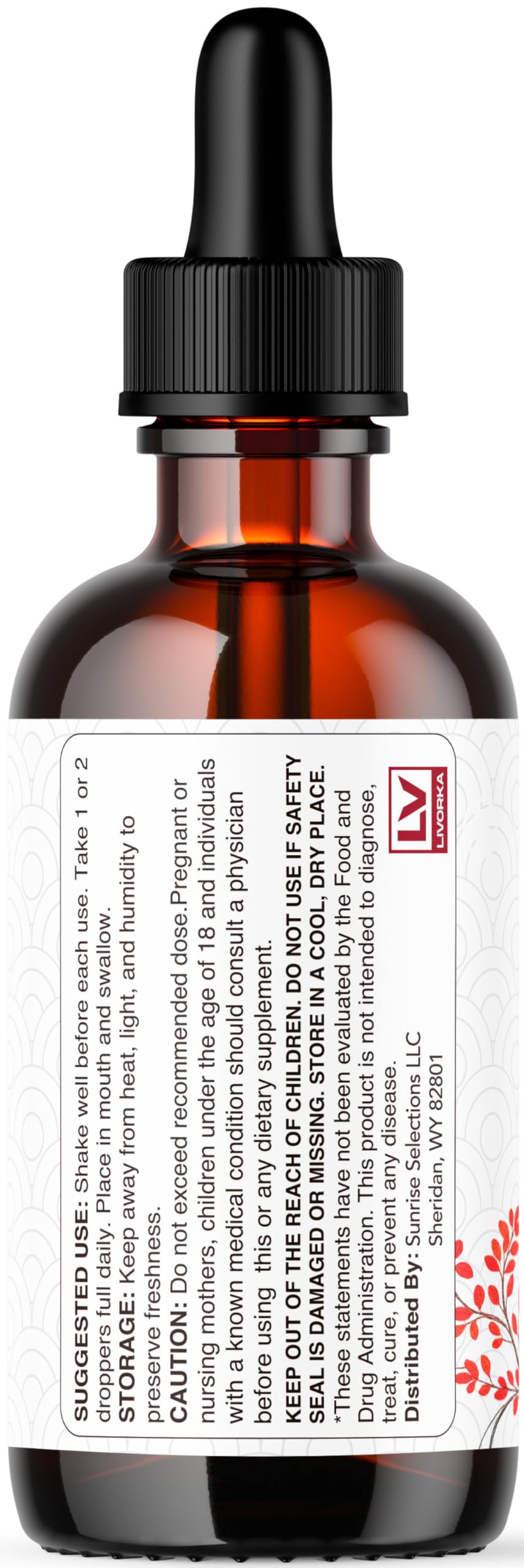 LIVORKA ZenSulin Drops dosing routine image suggests a simple daily ritual.