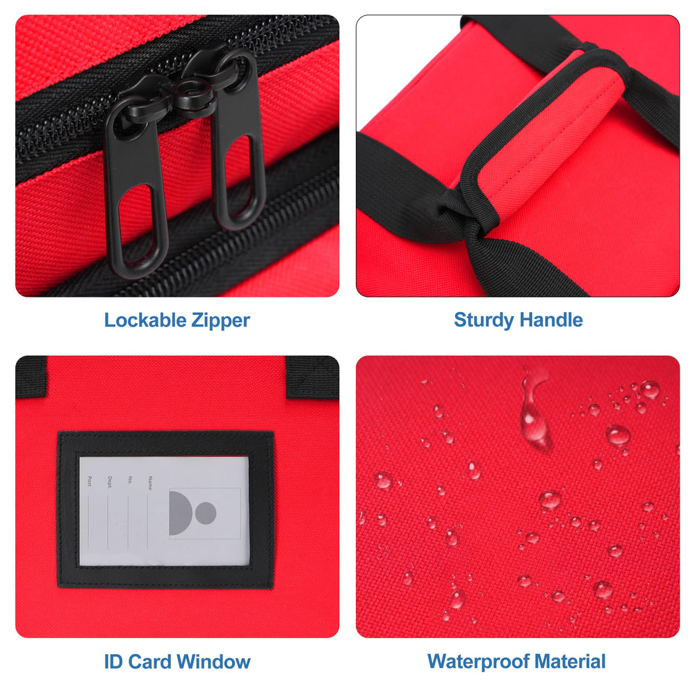 LIZSEN durable oxford material and lockable zipper for secure travel