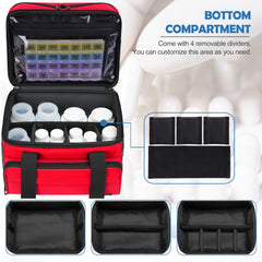 LIZSEN removable dividers show customizable bottom compartment organization