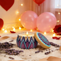 LKDJR candle gift set packaging and ribbon ready for gifting occasions.
