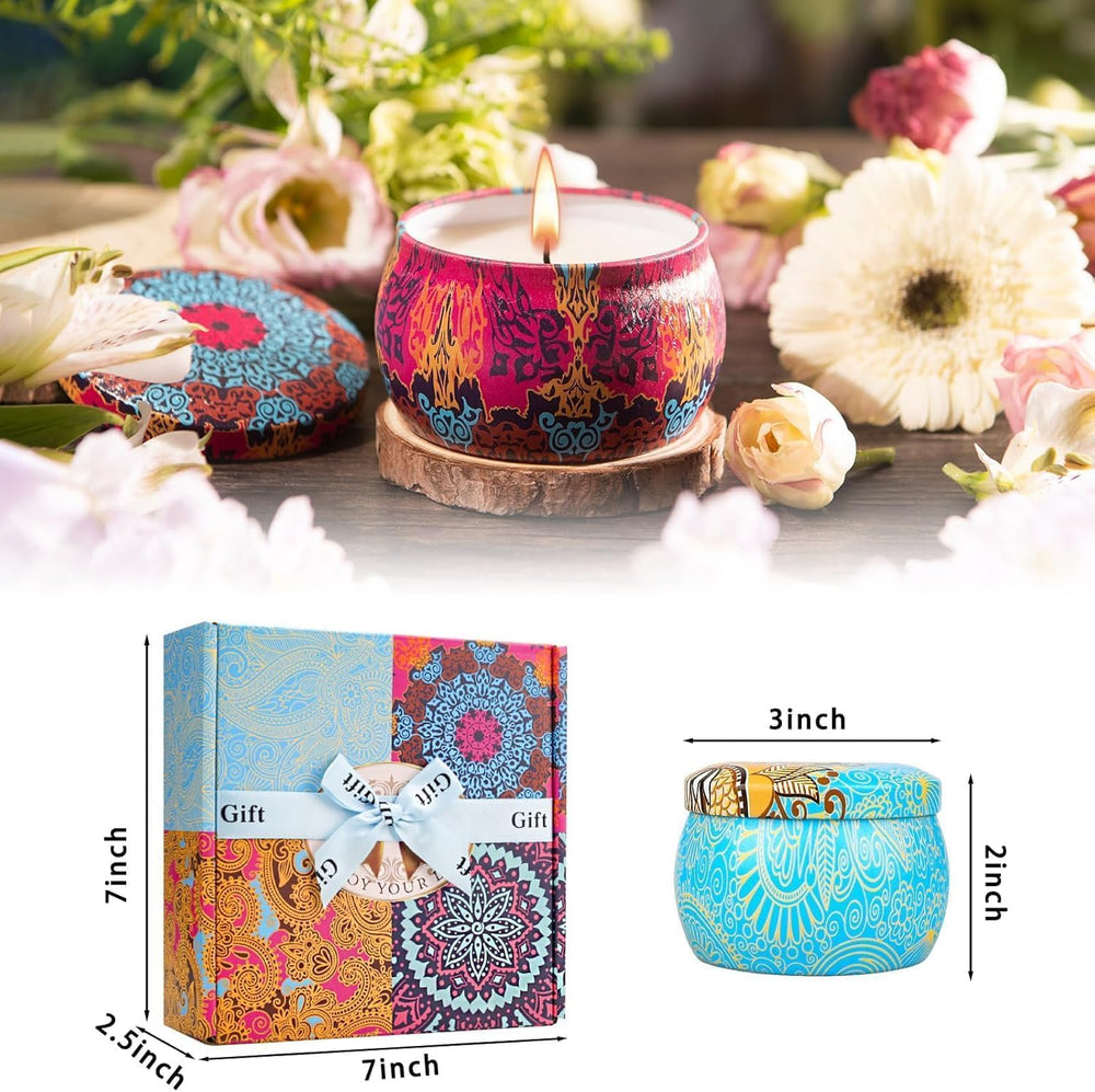 LKDJR candles close-up highlighting 8 percent essential oils for balanced fragrance.