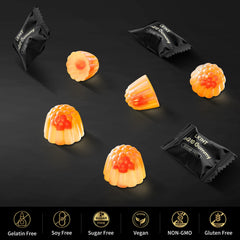 LKINT CoQ10 gummies individually wrapped for freshness on the go.