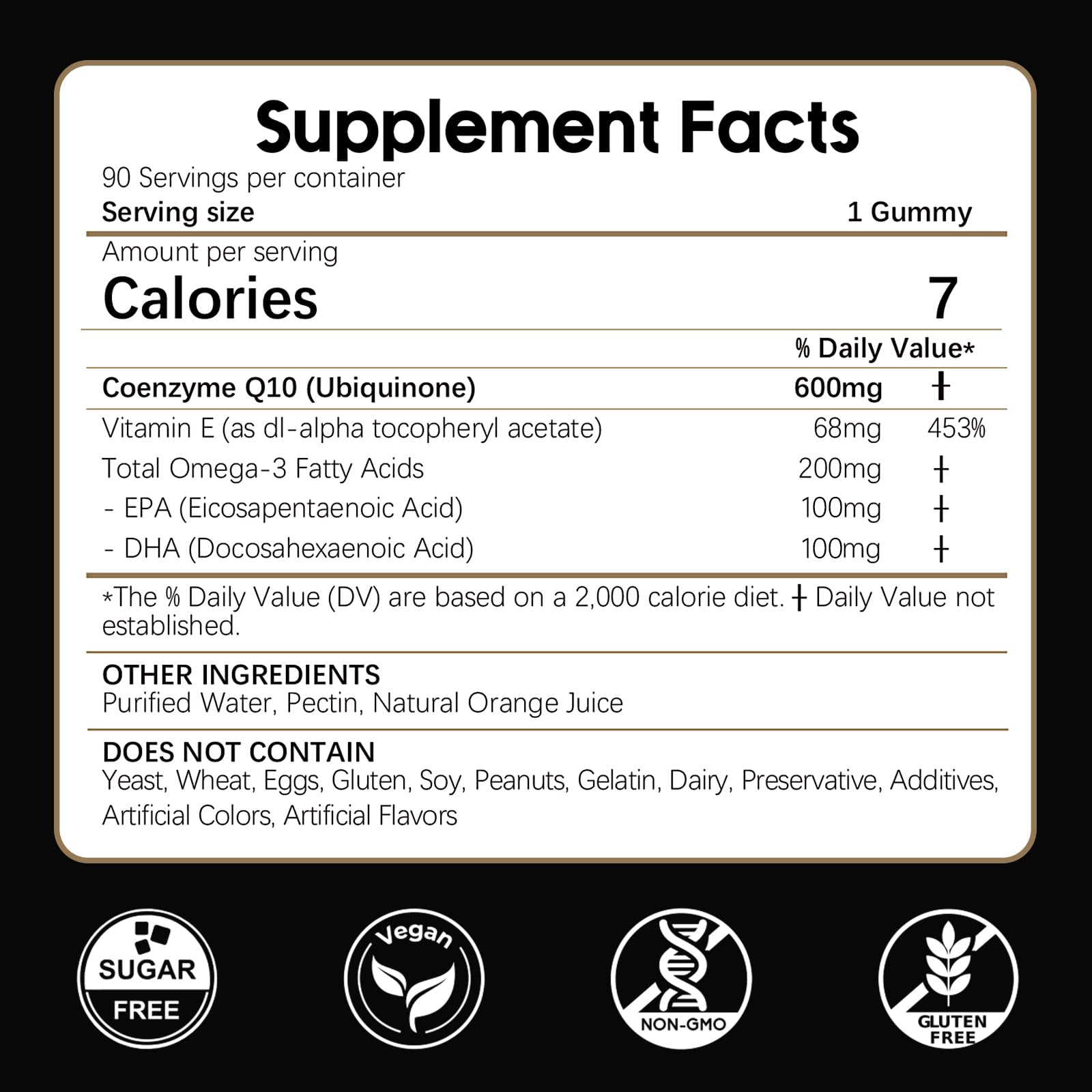 LKINT CoQ10 gummies orange pack showing convenient two-pack packaging.