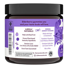 Llama Naturals elderberry gummies adults taking in daily routine for immune support.