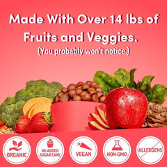 Llama Naturals vegan gummies with organic fruits for daily energy