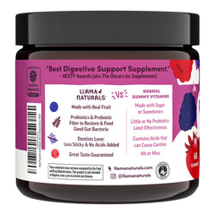 Llama Naturals vegan plant-based gummies suitable for allergy-conscious diets.