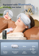 Llano Eye Massager folds compactly for easy travel and storage.