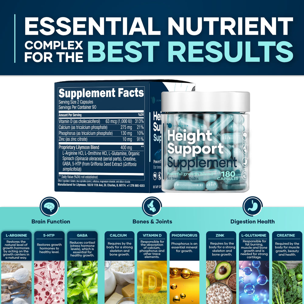 LM LILYNUTRAMOON family-use kids teens set supports healthy growth routines.